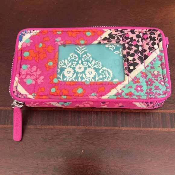 Vera Bradley Modern Medley Glenna RETIRED 2017 Trifold Wallet ID Case - Picture 2 of 5